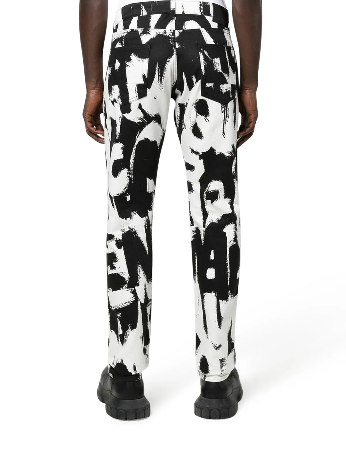 Alexander McQueen Printed High-Rise Pants