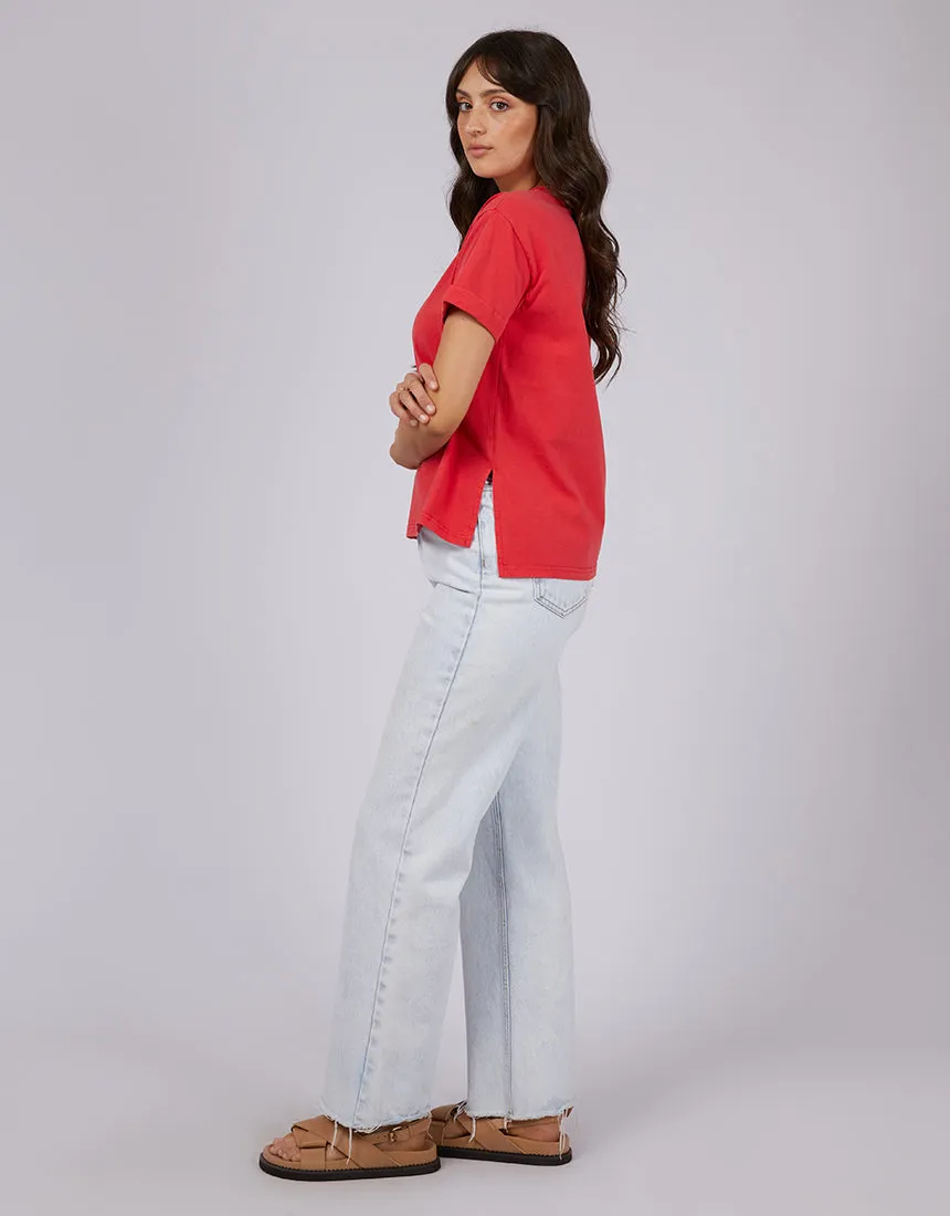 All About Eve AAE Washed Tee Red