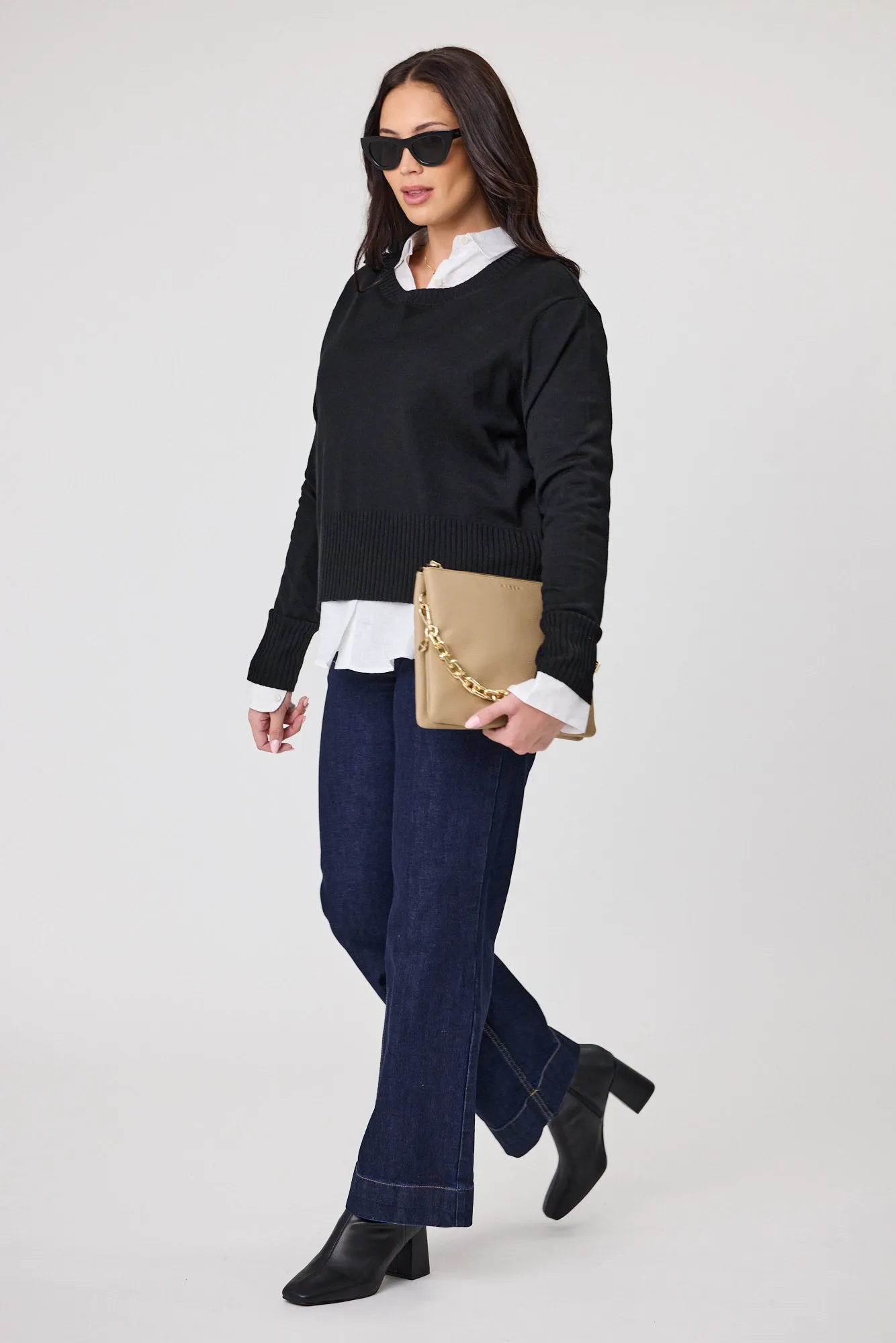 Alpine by Shine On Toronto Layering Crew Black