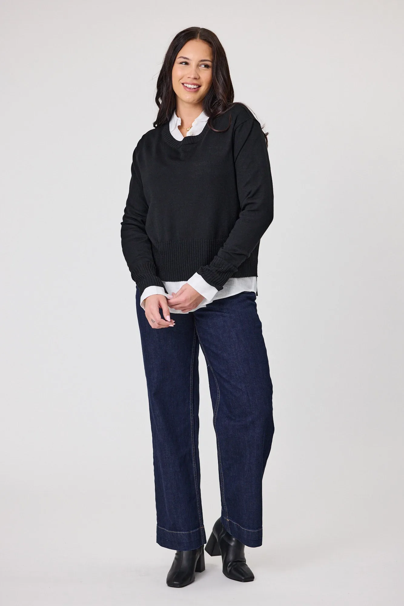 Alpine by Shine On Toronto Layering Crew Black