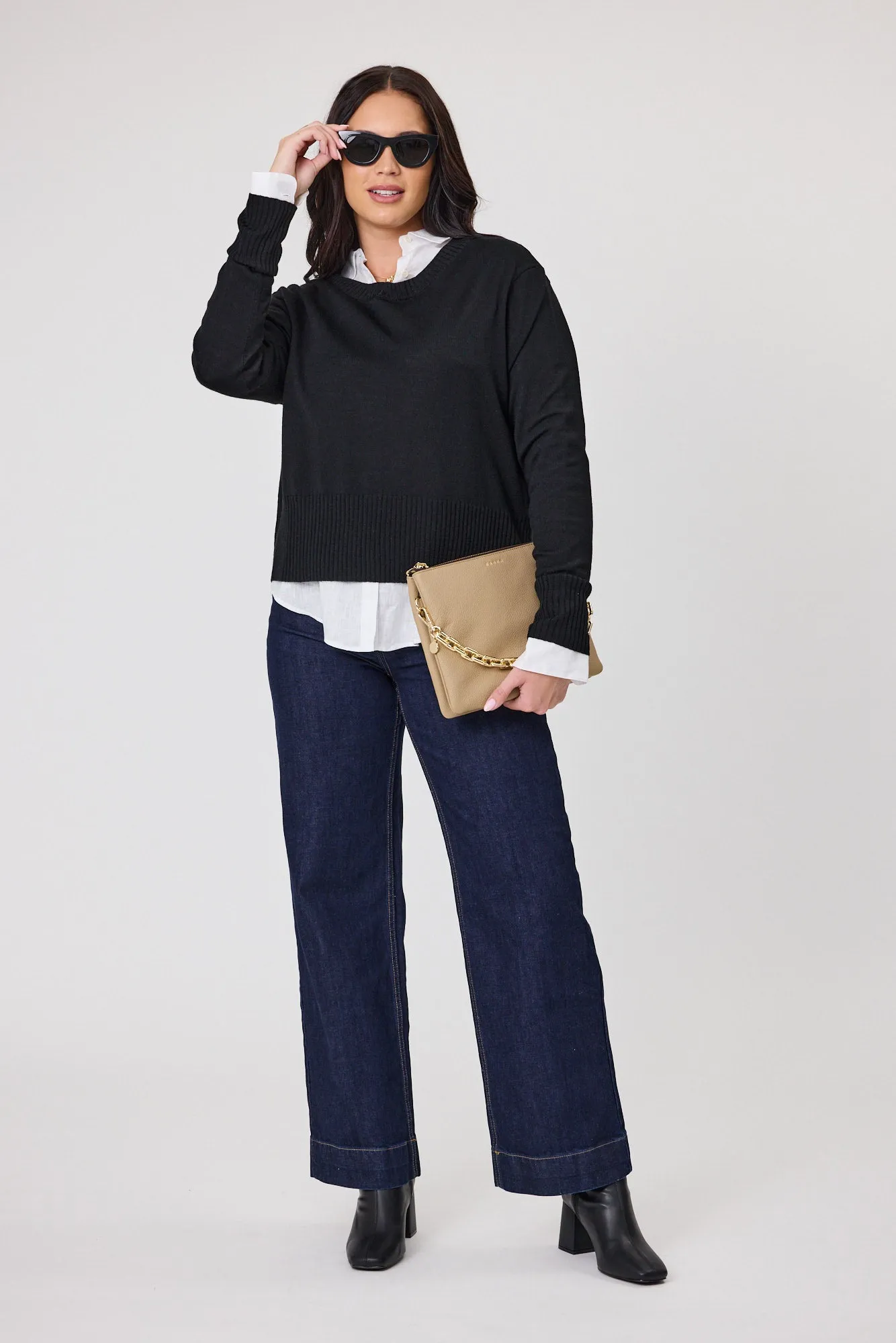 Alpine by Shine On Toronto Layering Crew Black