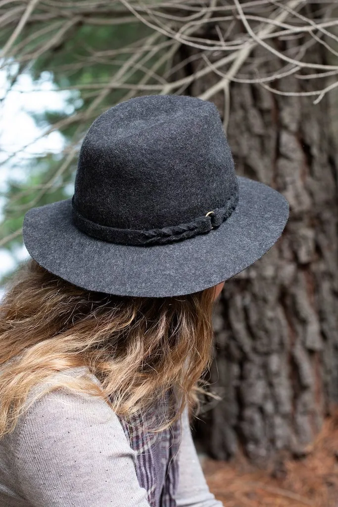Antler Jackson Fedora Charcoal