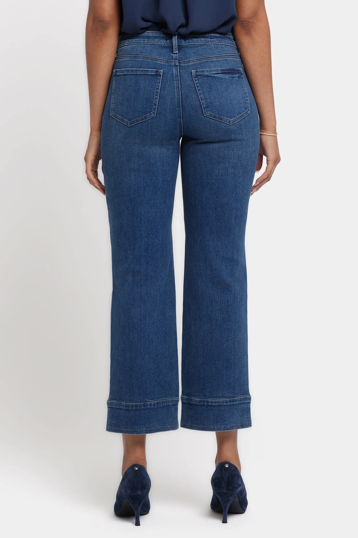 Bailey Relaxed Straight Ankle Jeans - Rio Rapids