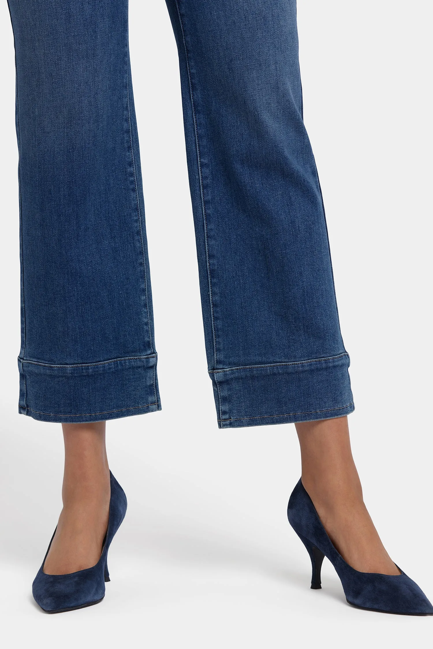Bailey Relaxed Straight Ankle Jeans - Rio Rapids