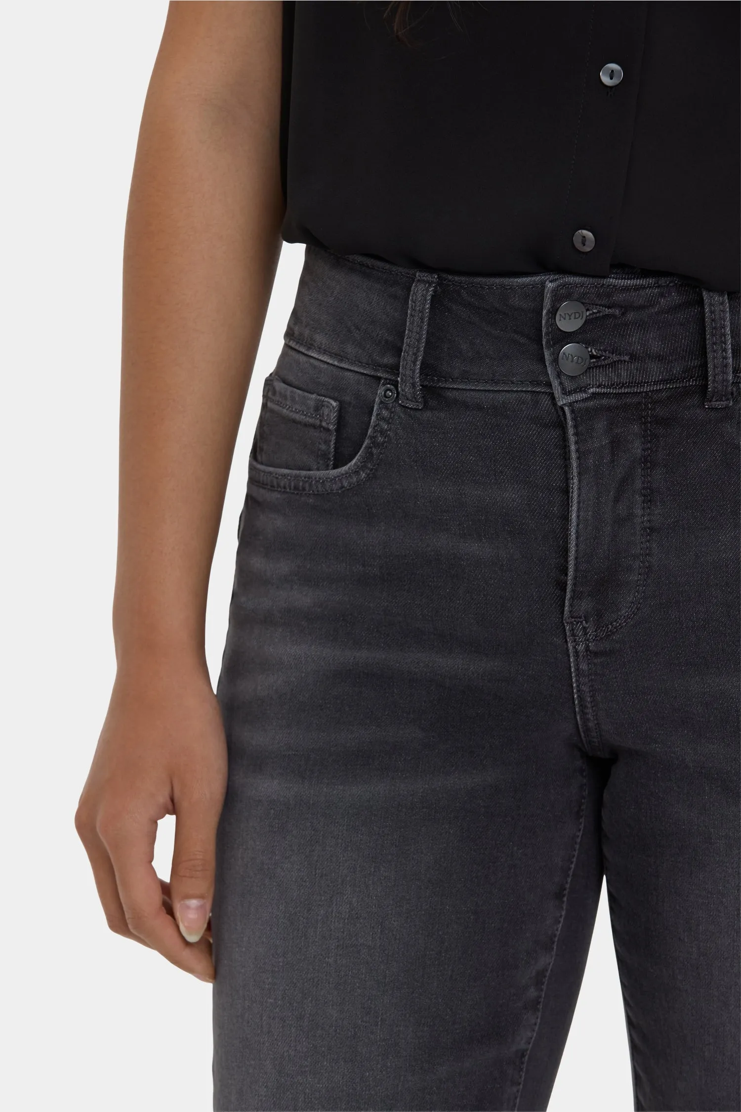 Bailey Relaxed Straight Crop Jeans - Castile Dream