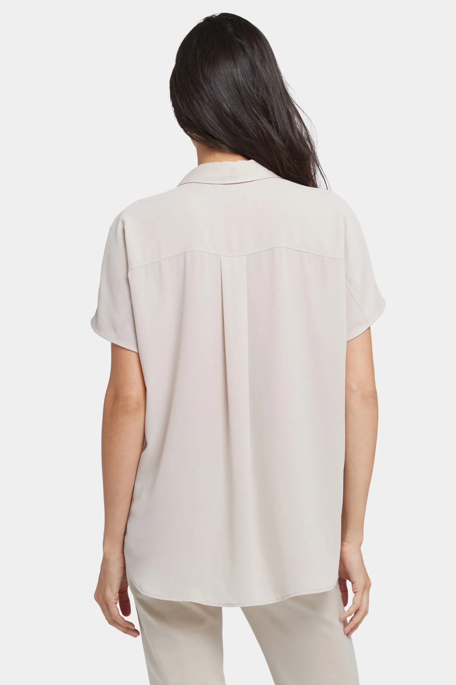 Becky Short Sleeved Blouse - Feather