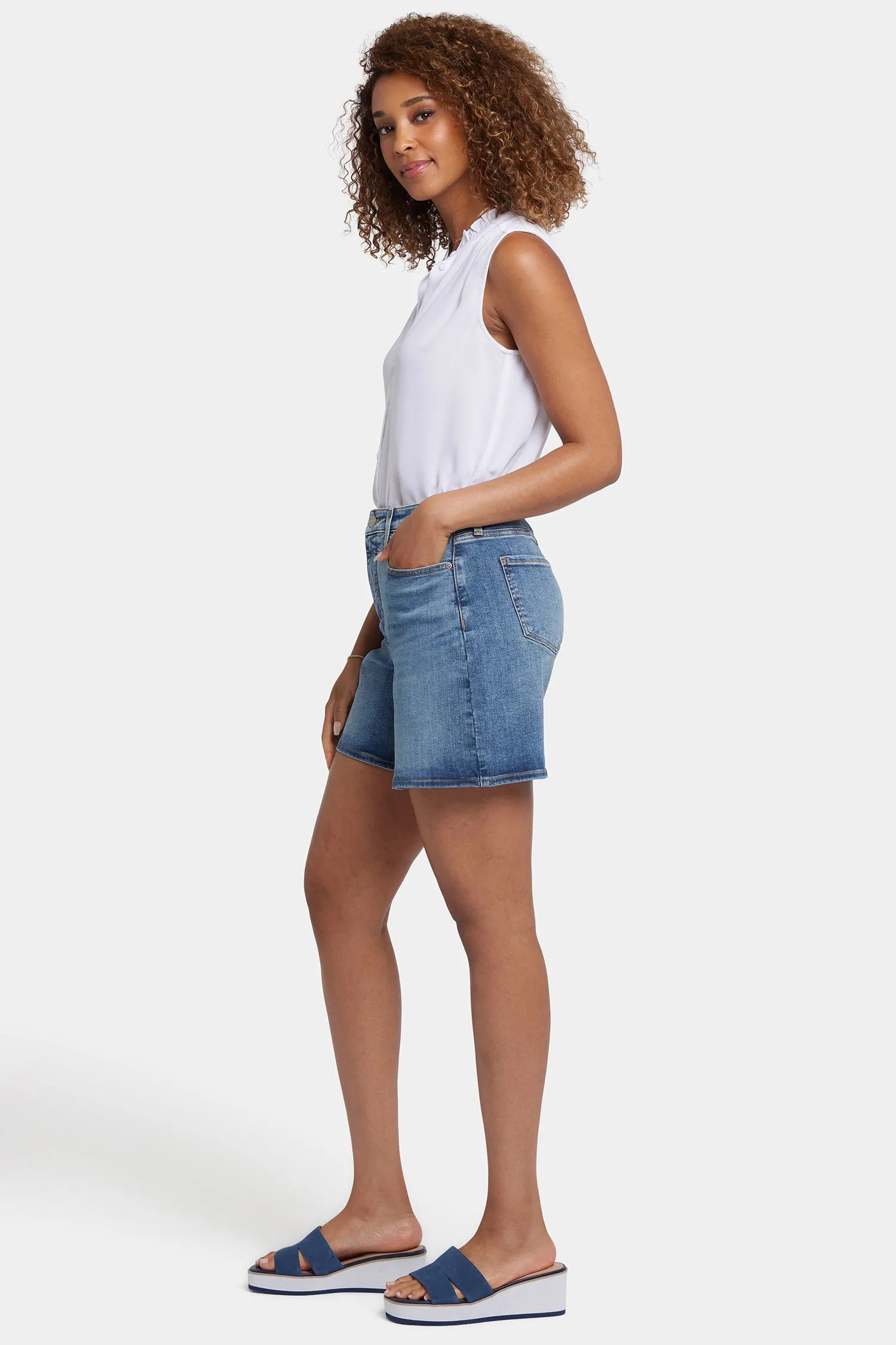 Berkyn Relaxed Denim Shorts - Majorca Bay