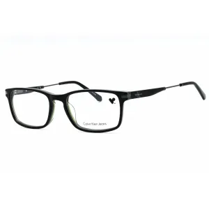 Calvin Klein Jeans Men's Eyeglasses - Black/Stone Rectangular Frame | CKJ18707 075