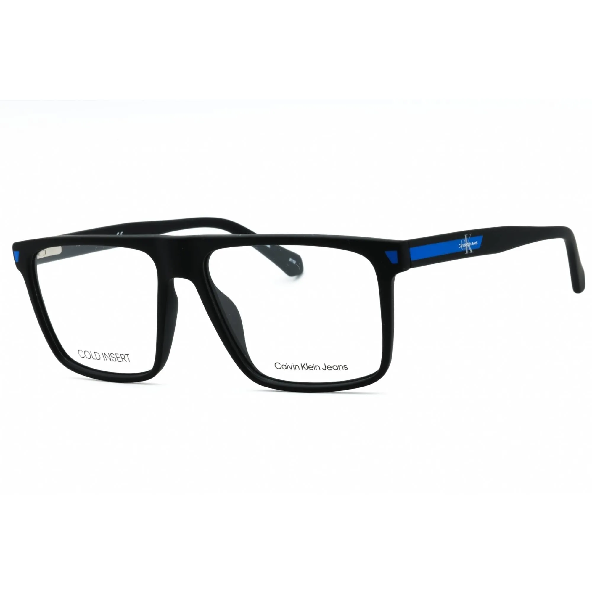 Calvin Klein Jeans Men's Eyeglasses - Charcoal Full Rim Browline Frame | CKJ21611 006