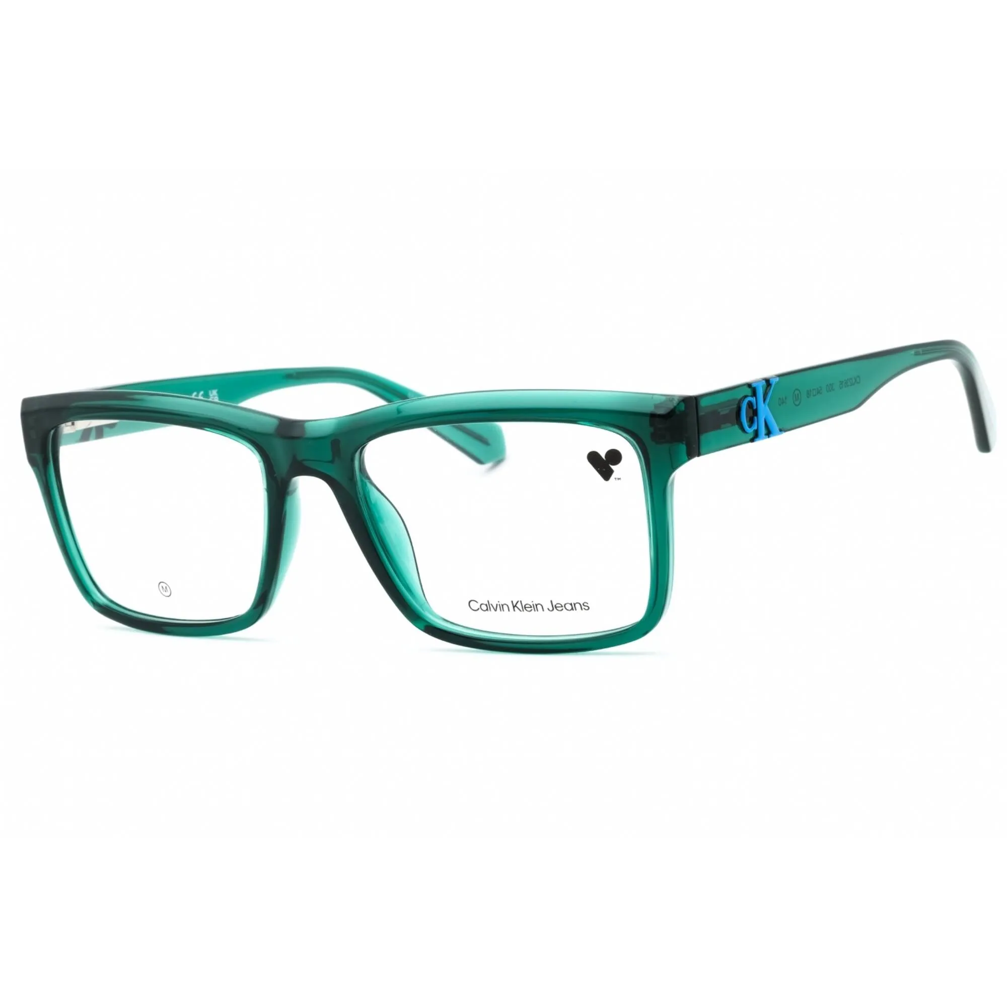 Calvin Klein Jeans Men's Eyeglasses - Green Injected Propionate Frame | CKJ23615 300