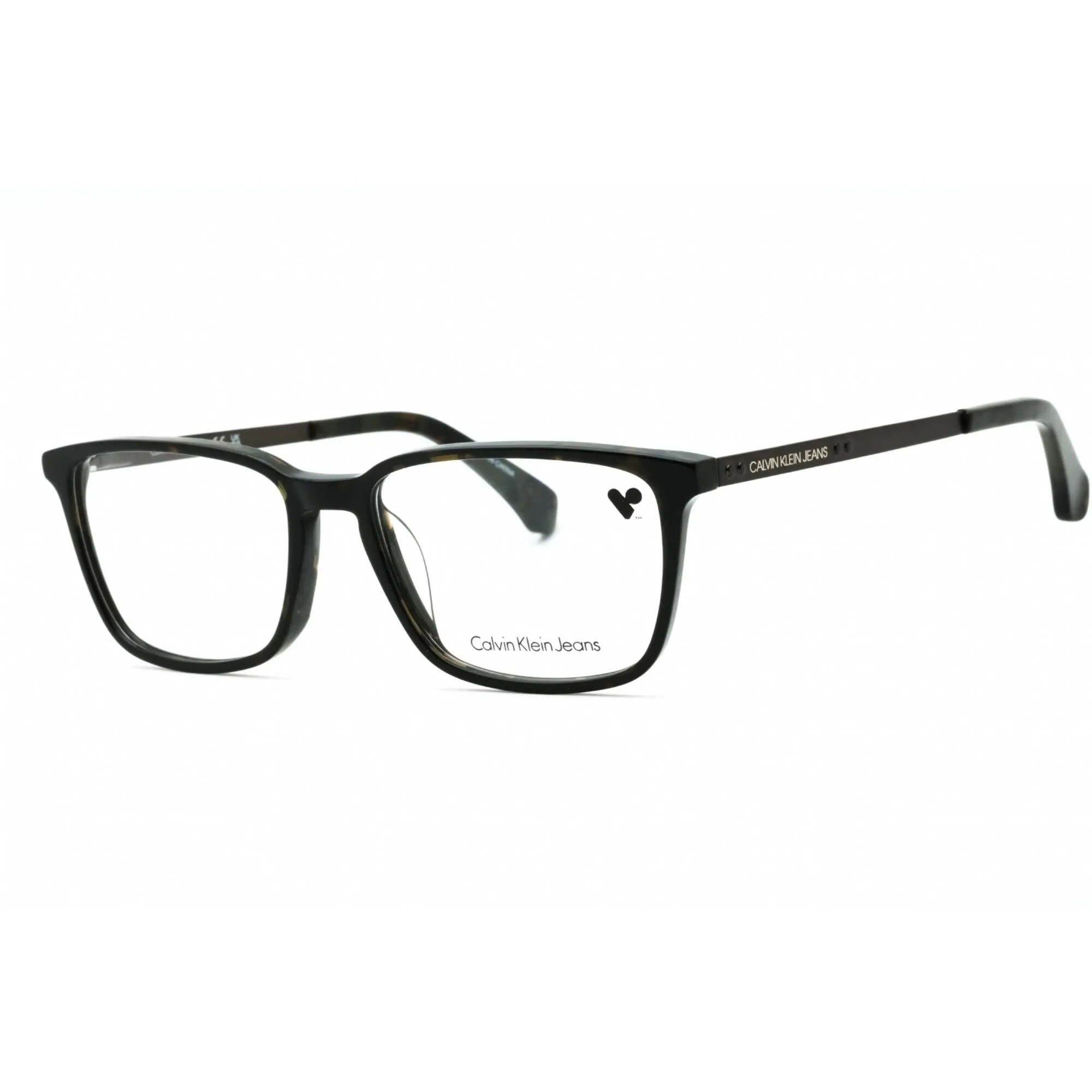 Calvin Klein Jeans Men's Eyeglasses - Olive Tortoise Rectangular Frame | CKJ526 313