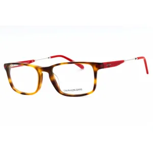 Calvin Klein Jeans Men's Eyeglasses - Soft Tortoise Rectangular Frame | CKJ18707 240
