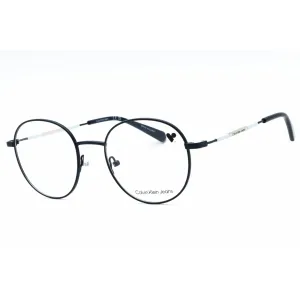 Calvin Klein Jeans Unisex Eyeglasses - Navy Metal Full Rim Round Frame | CKJ22205 405