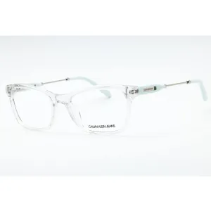 Calvin Klein Jeans Women's Eyeglasses - Crystal Clear Cat Eye Frame | CKJ21800 971