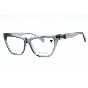 Calvin Klein Jeans Women's Eyeglasses - Grey Full Rim Cat Eye Frame | CKJ23614 050