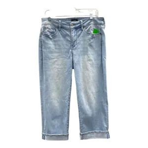 Capris By Not Your Daughters Jeans In Blue Denim, Size:10