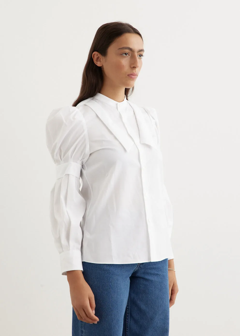 Collared Poplin Shirt