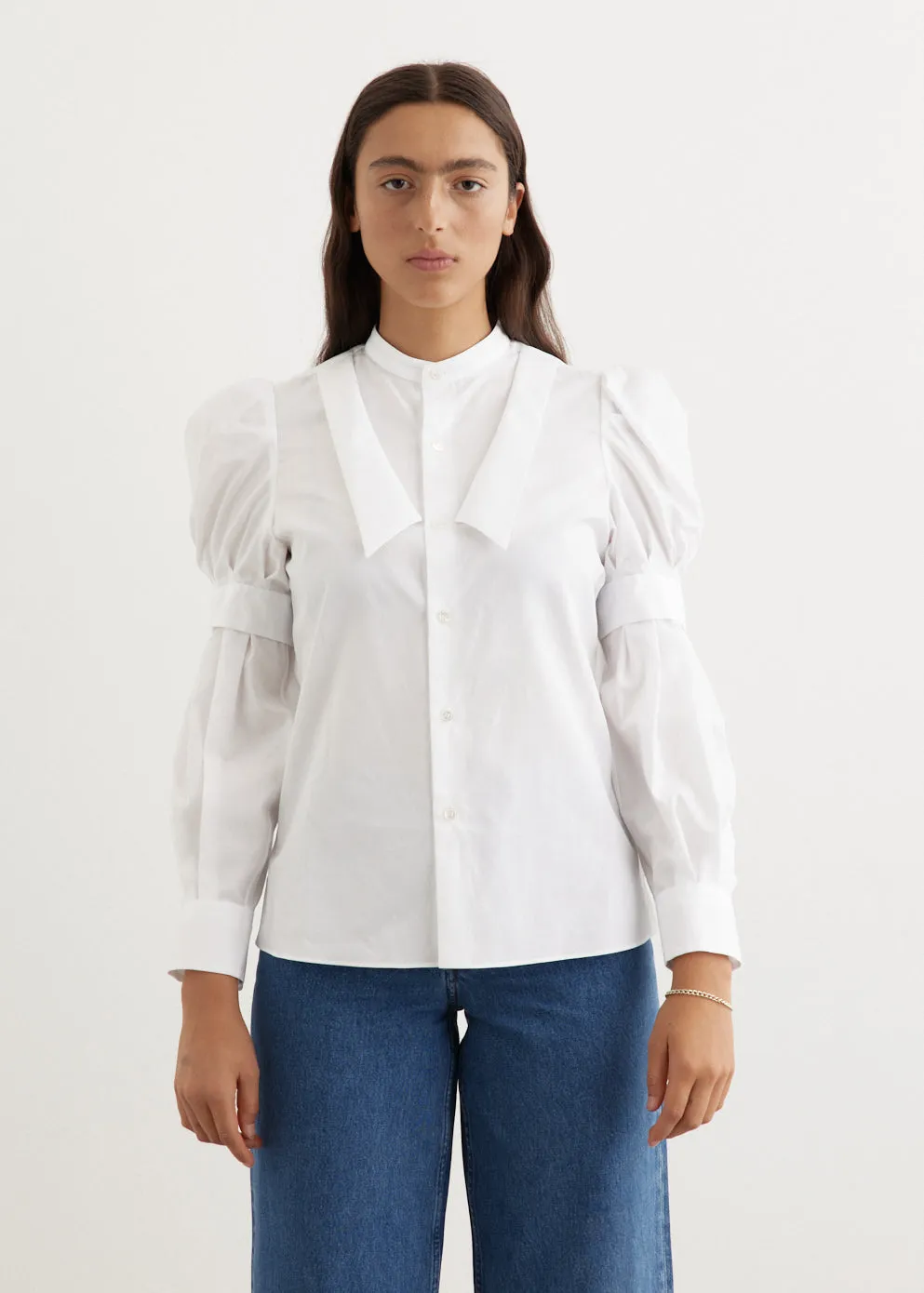 Collared Poplin Shirt