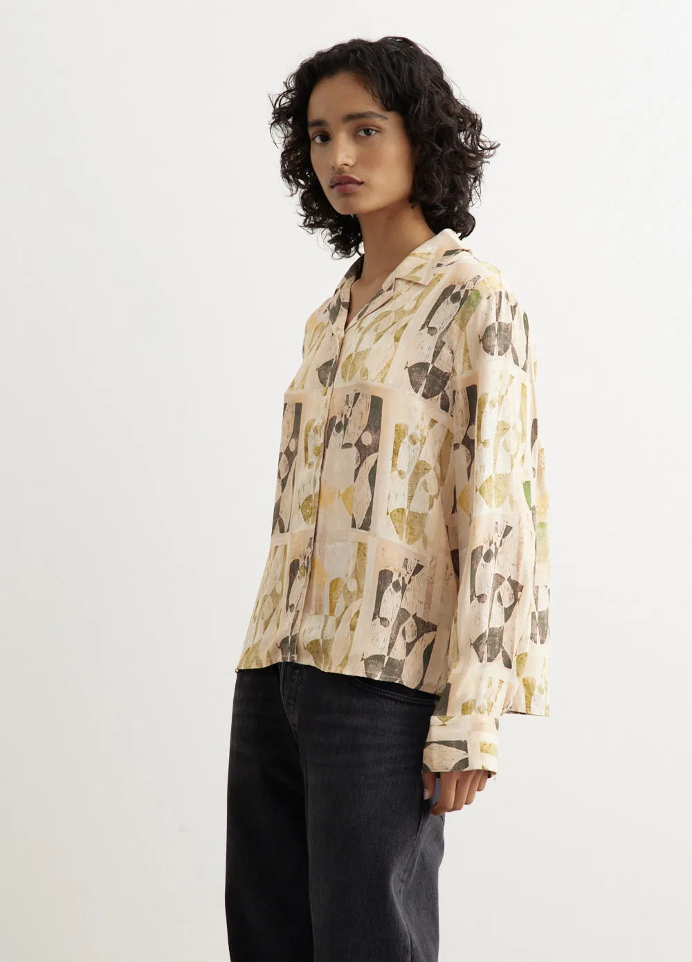 Daily Journal Printed Shirt