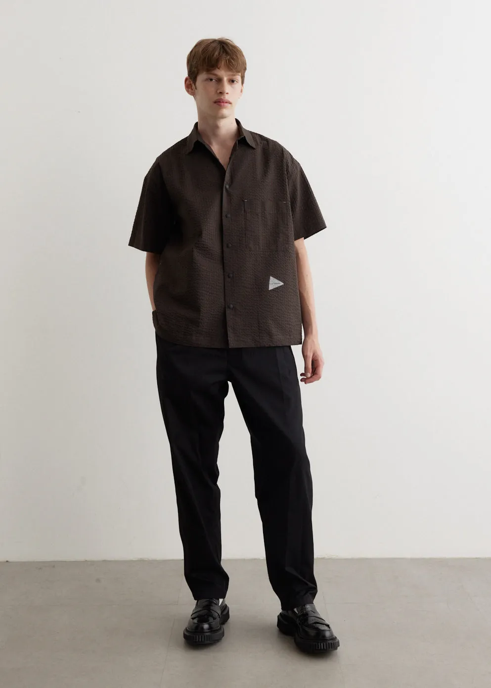 Dry Soft Seersucker Short Sleeve Shirt