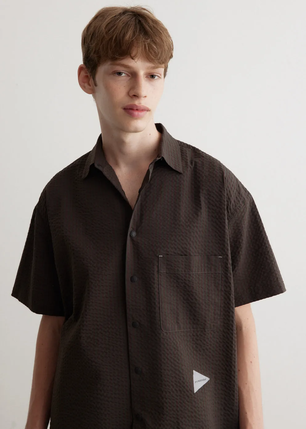 Dry Soft Seersucker Short Sleeve Shirt