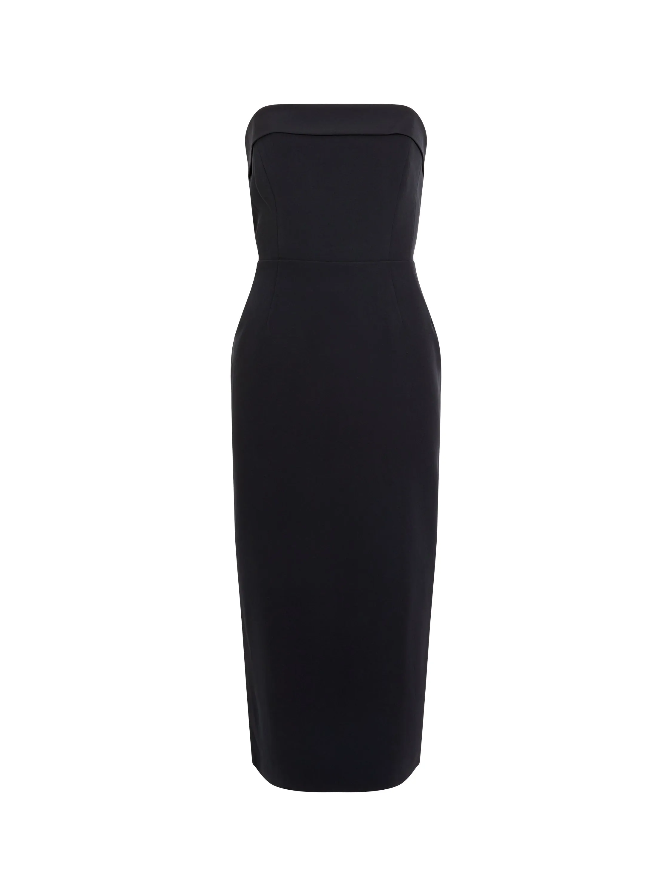 Echo Crepe Bandeau Midi Dress