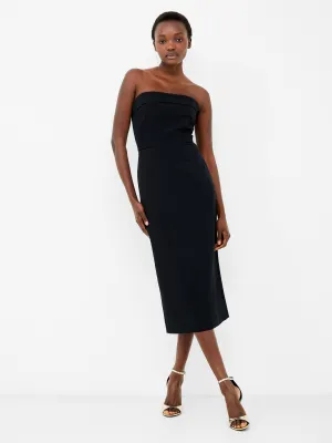 Echo Crepe Bandeau Midi Dress