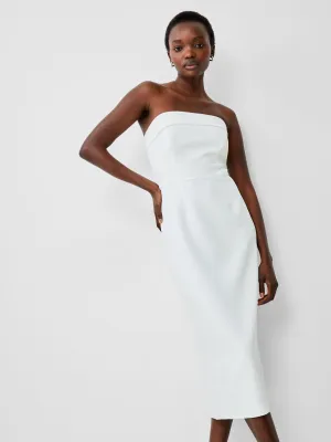 Echo Crepe Bandeau Midi Dress