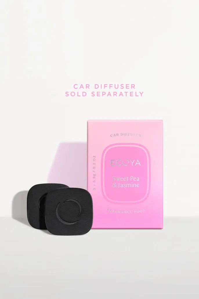 ECOYA Sweet Pea & Jasmine Car Diffuser Refill New