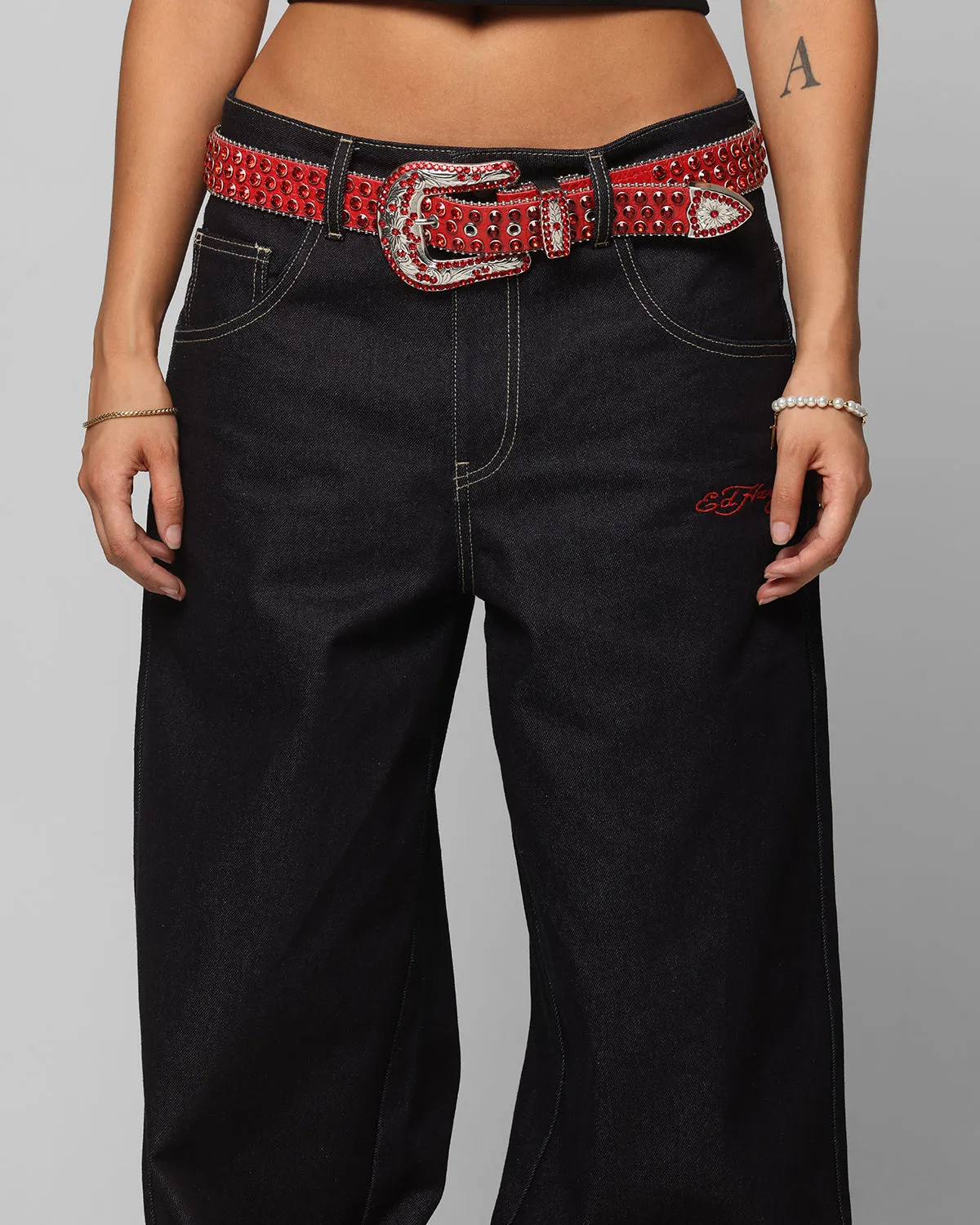 Ed Hardy Denim Jeans Raw Indigo