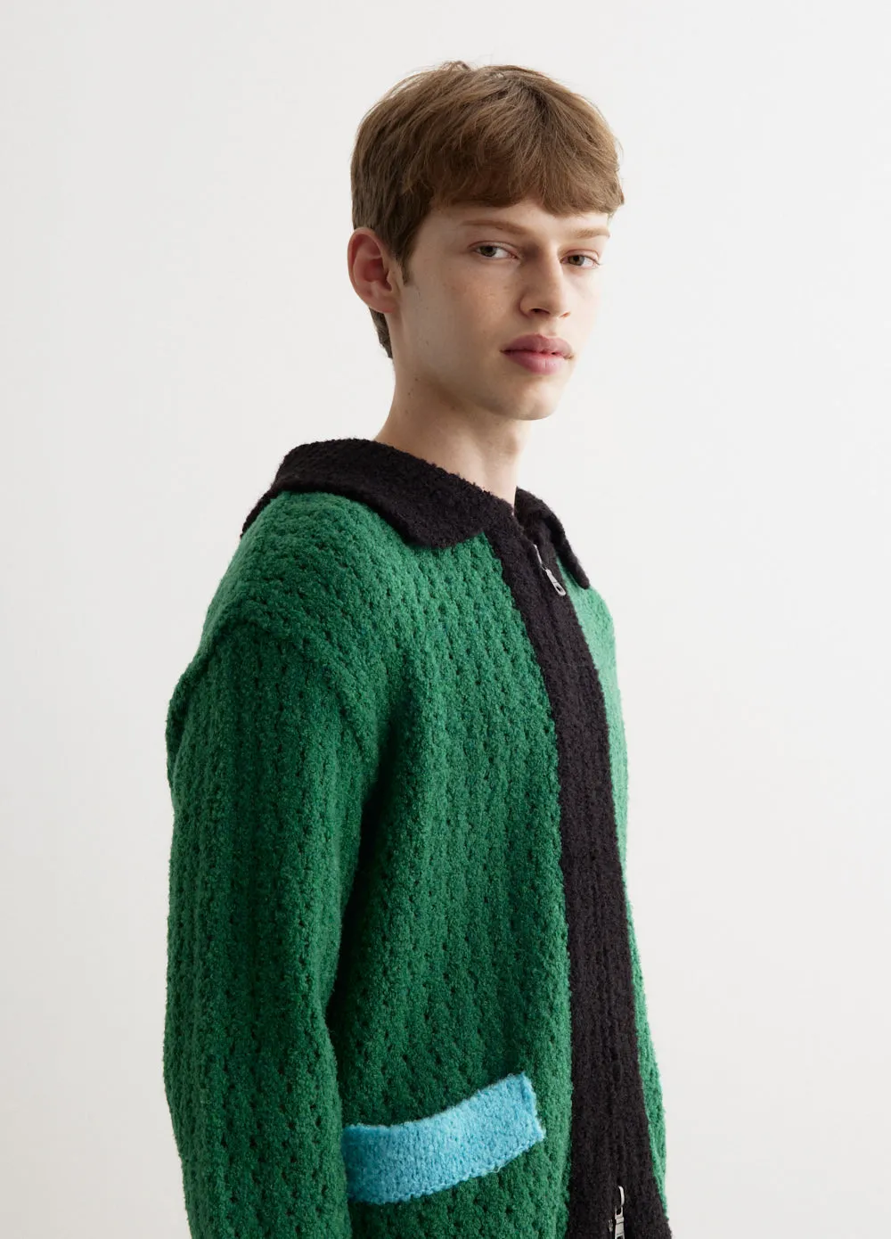 Elass Colour Block Cardigan