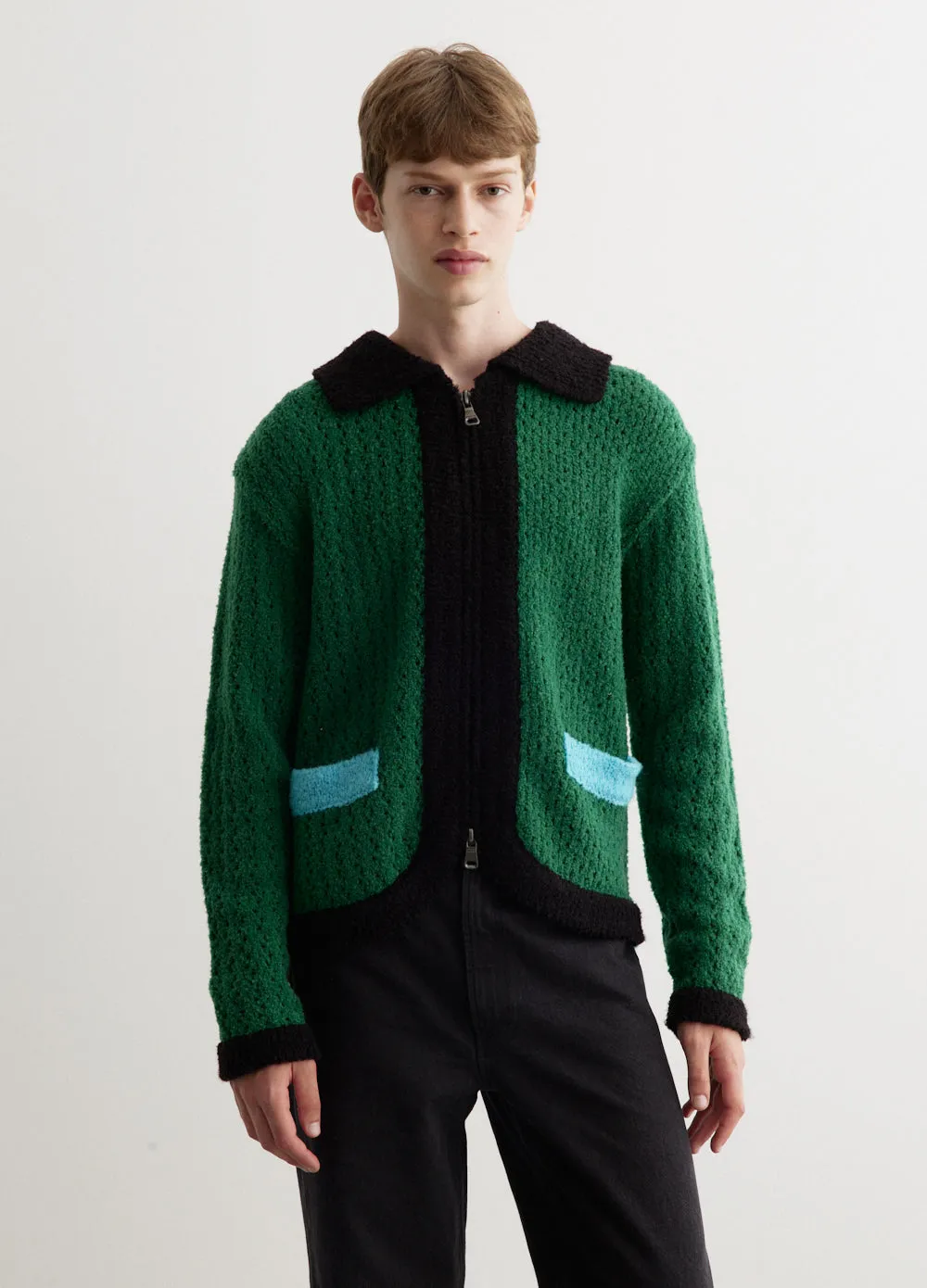 Elass Colour Block Cardigan