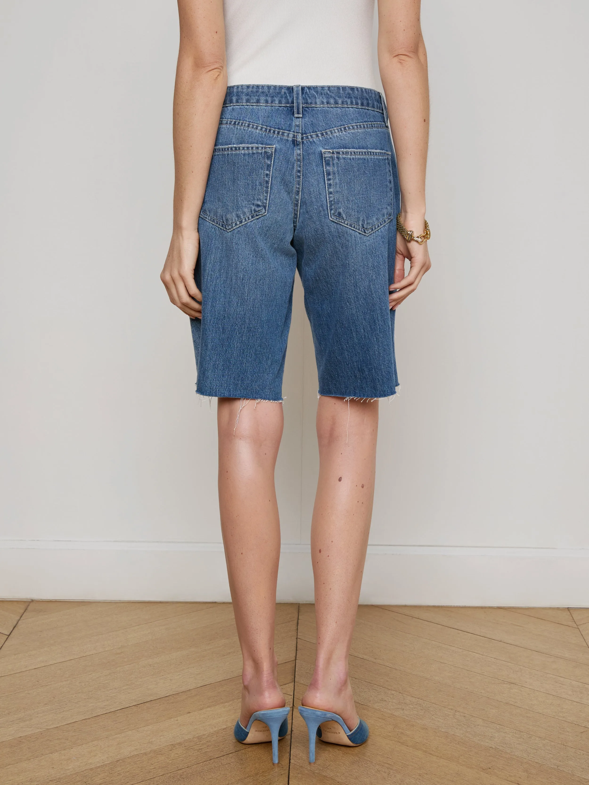 Elise Denim Bermuda Short