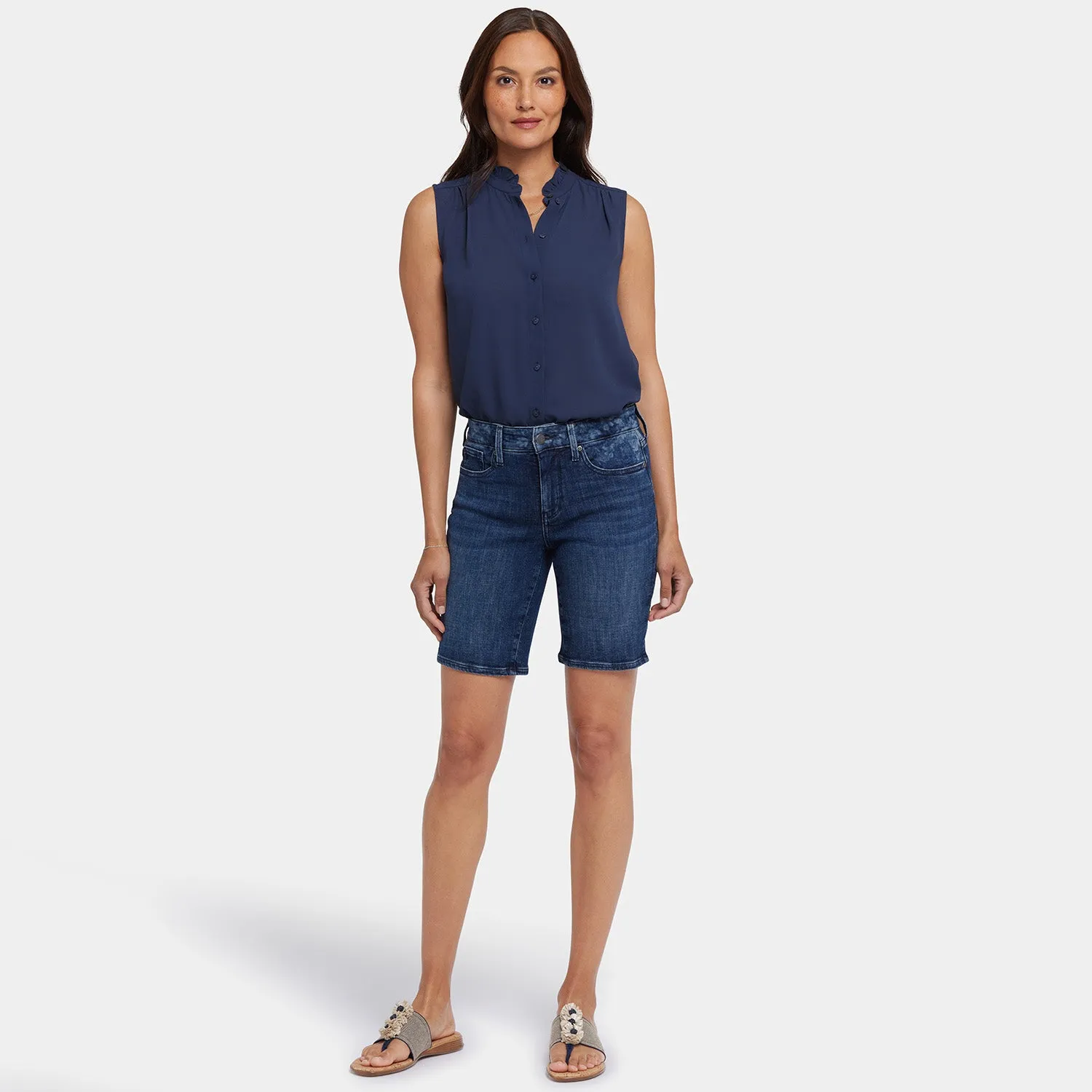 Ella Denim Shorts - Indigo Oak Park