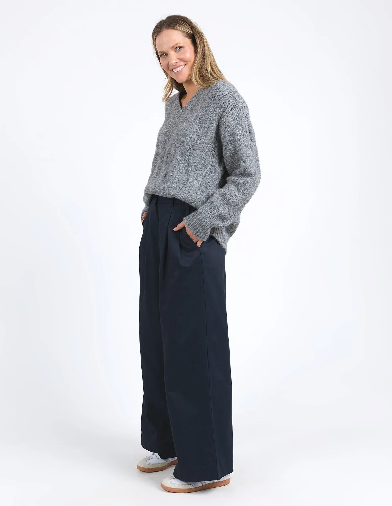 Elm Darcy Pant Dark Sapphire
