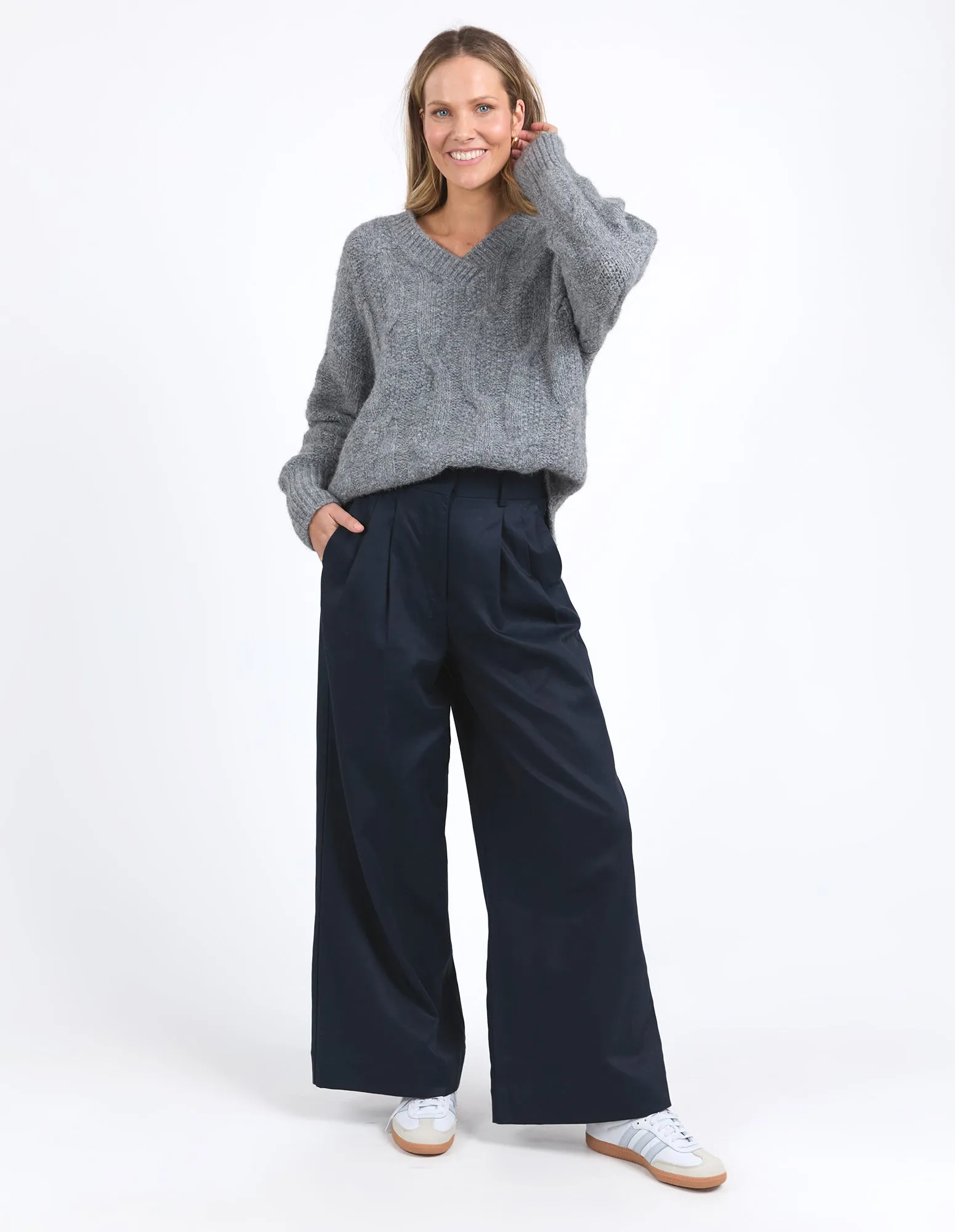 Elm Darcy Pant Dark Sapphire