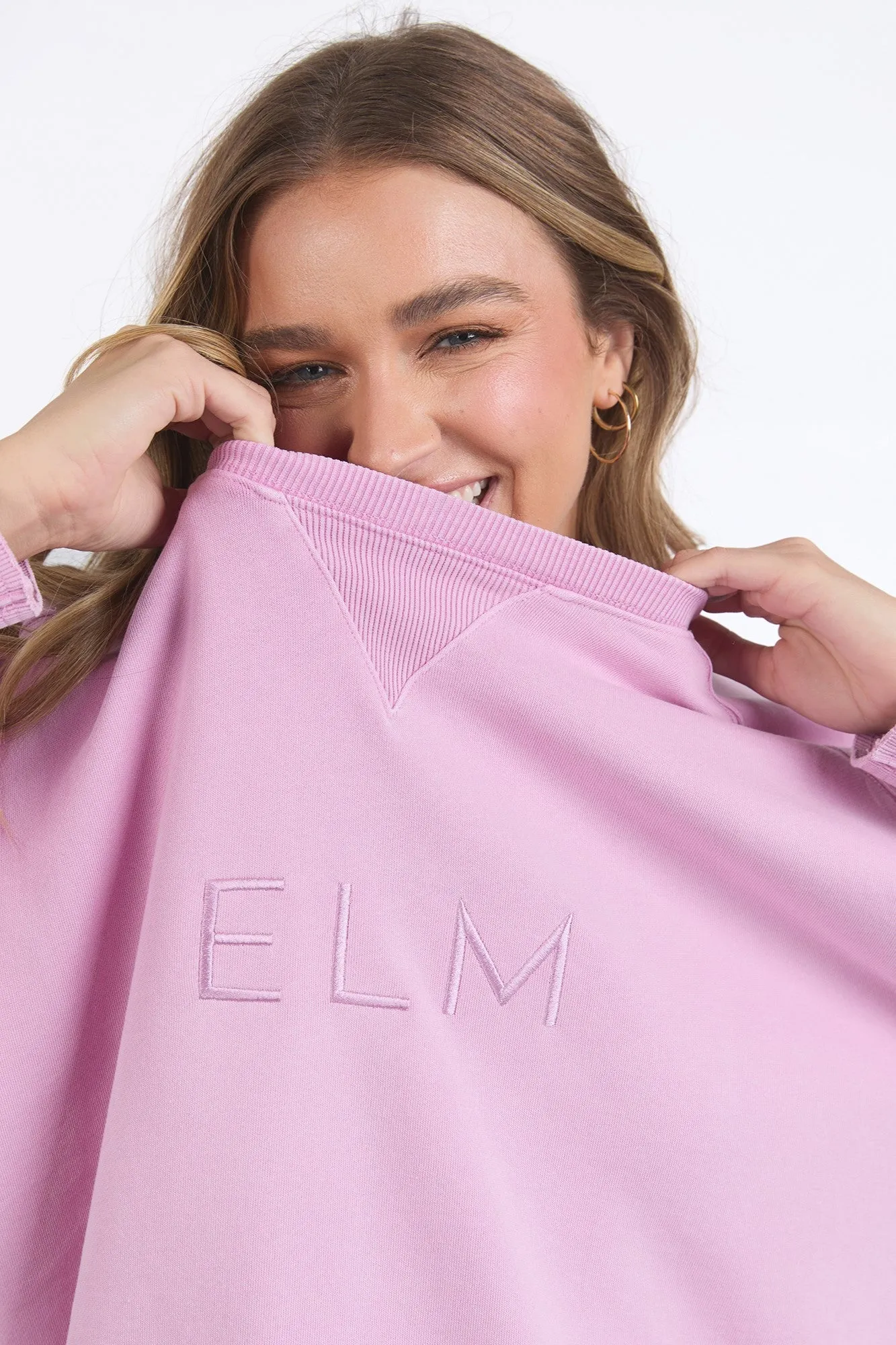 Elm Established Crew Peony Pink