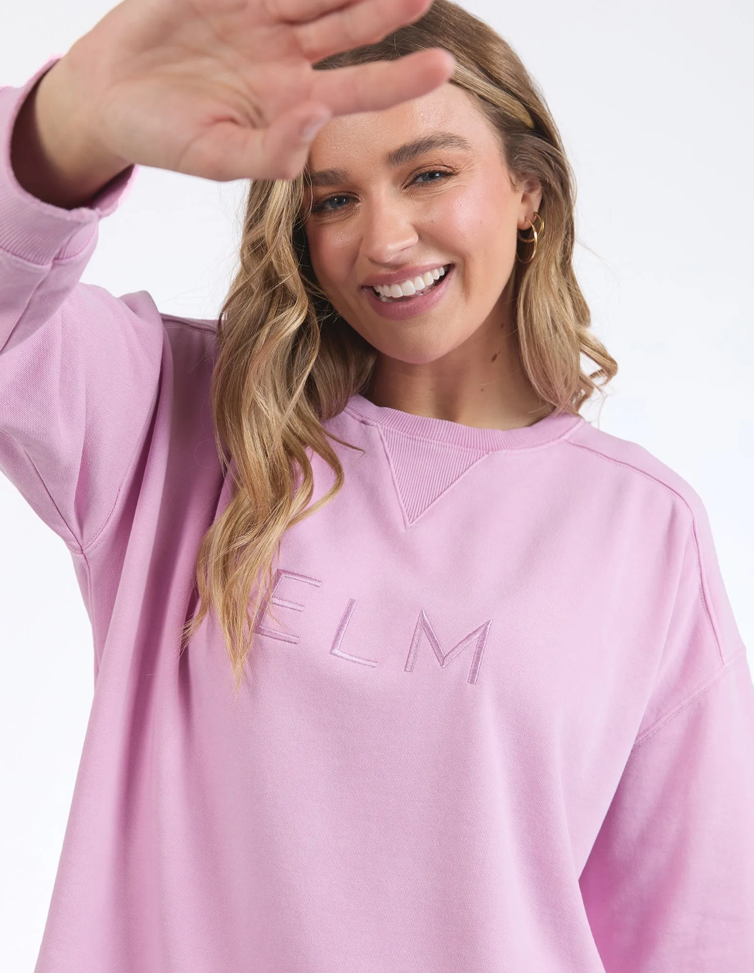 Elm Established Crew Peony Pink