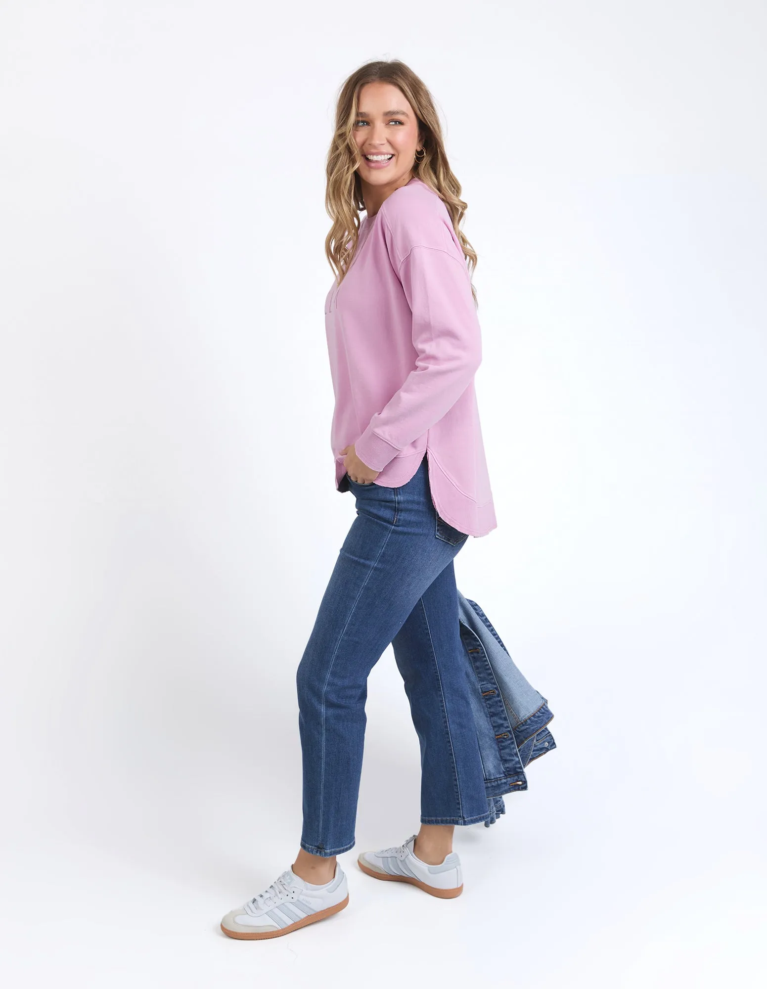 Elm Established Crew Peony Pink
