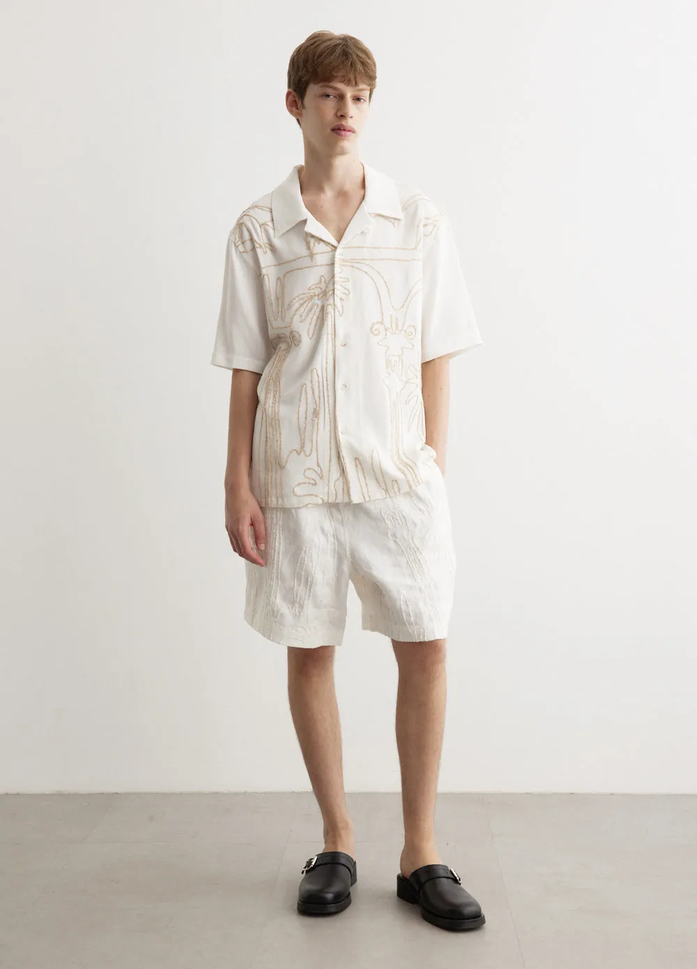 Embroidered Shorts