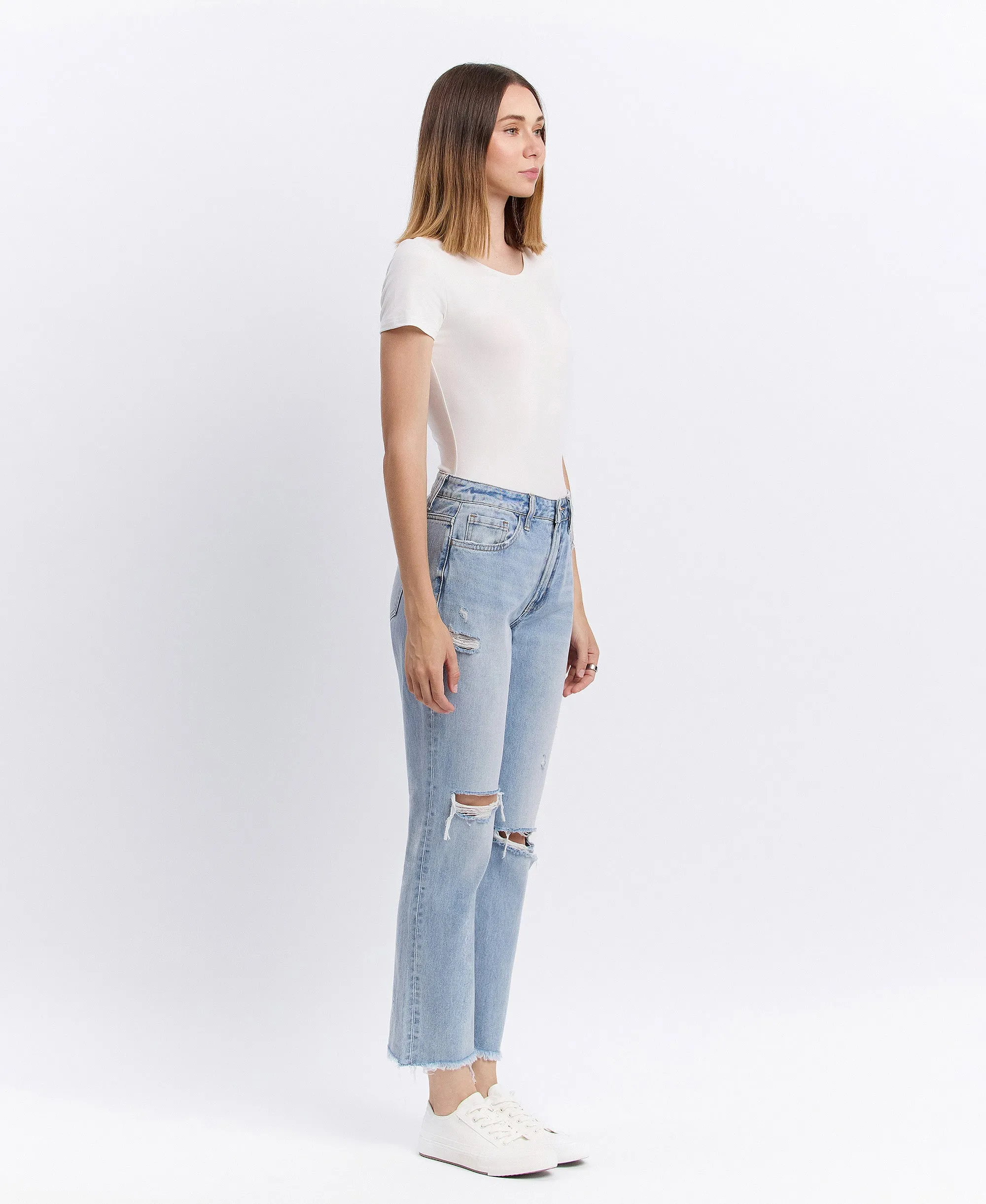 Flexible - Super High Rise Relaxed Straight Jeans