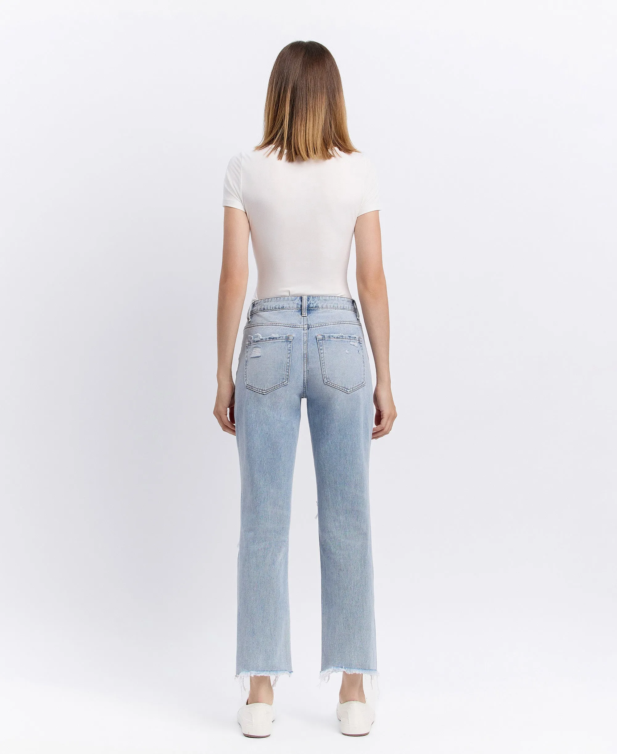 Flexible - Super High Rise Relaxed Straight Jeans