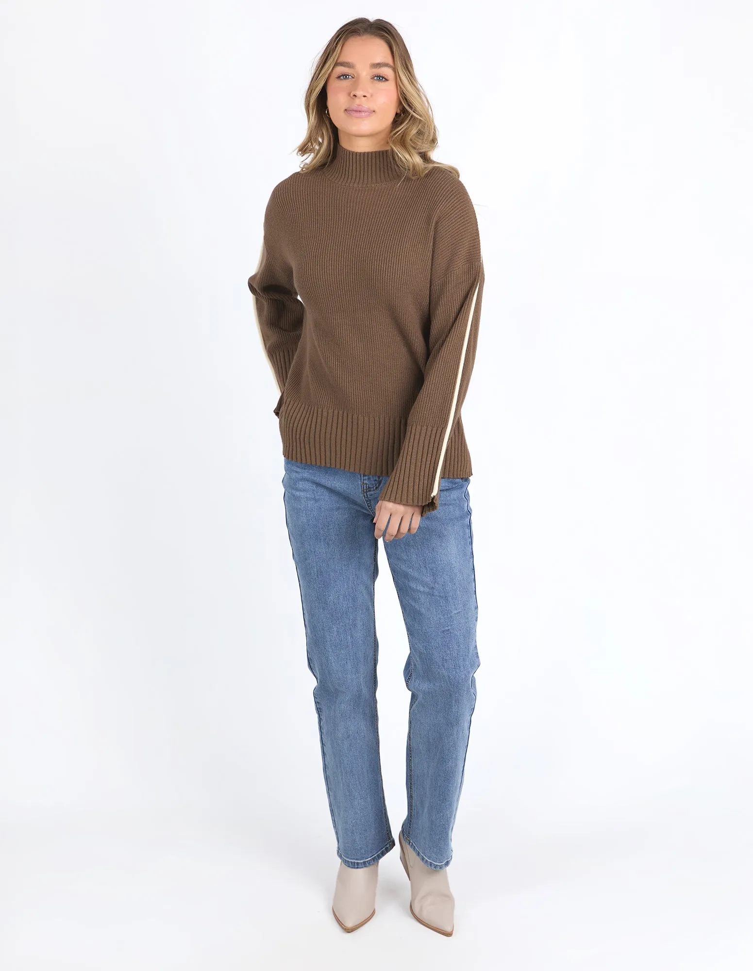 Foxwood Oliver Knit Coffee Quartz
