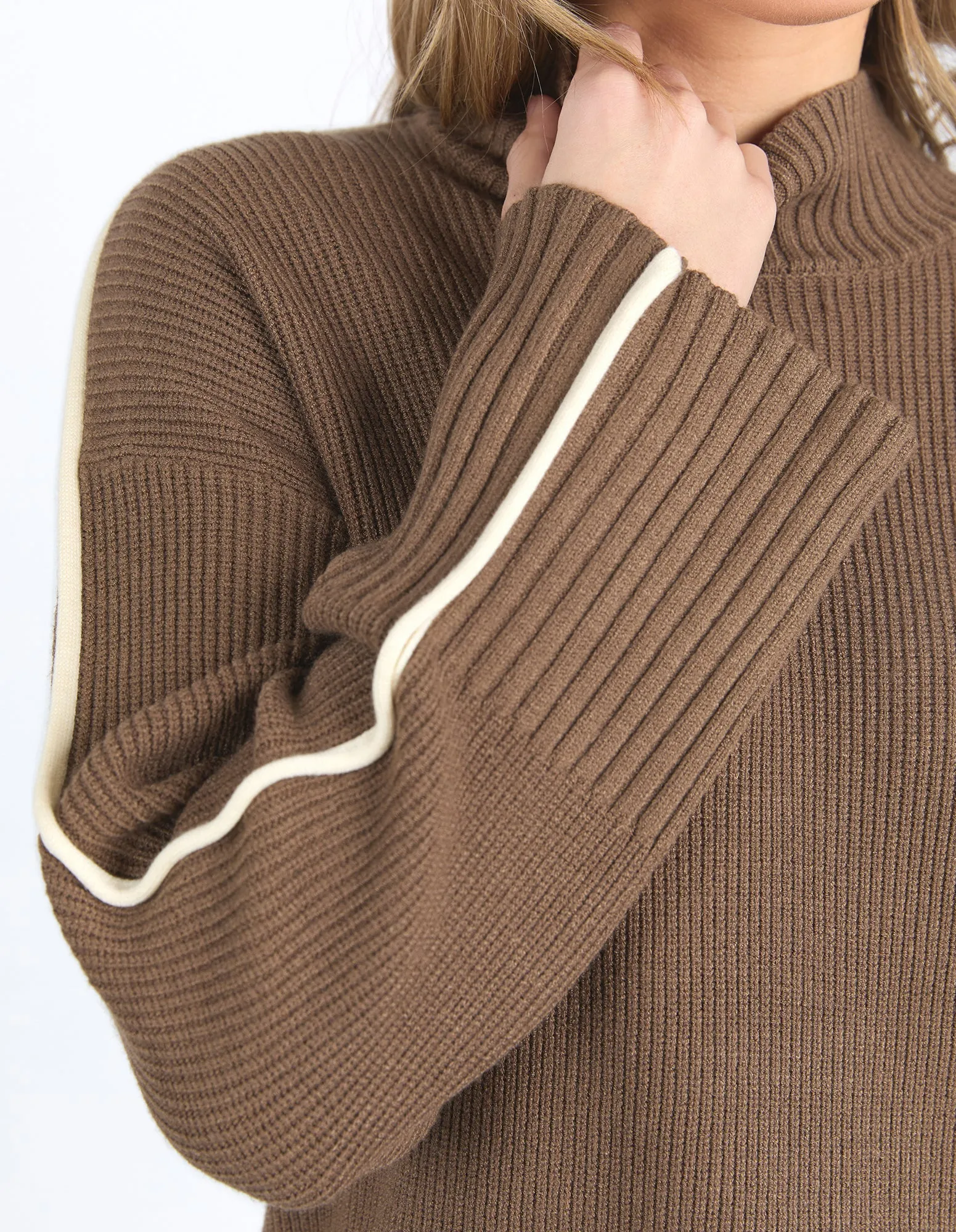 Foxwood Oliver Knit Coffee Quartz