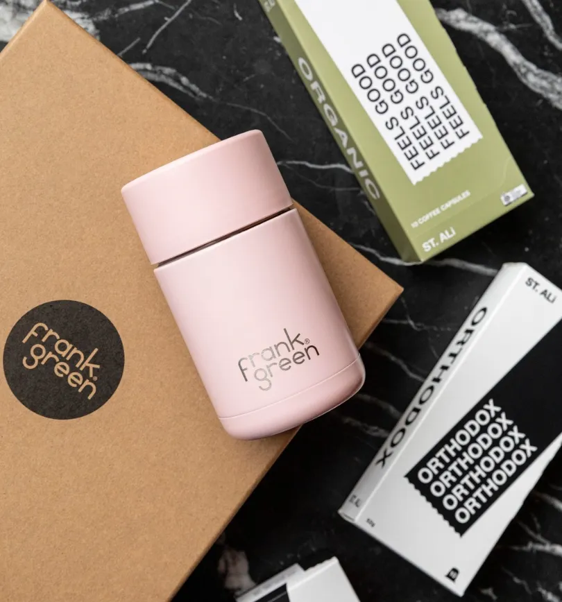 Frank Green 12oz/355ml Reusable Cup Blushed