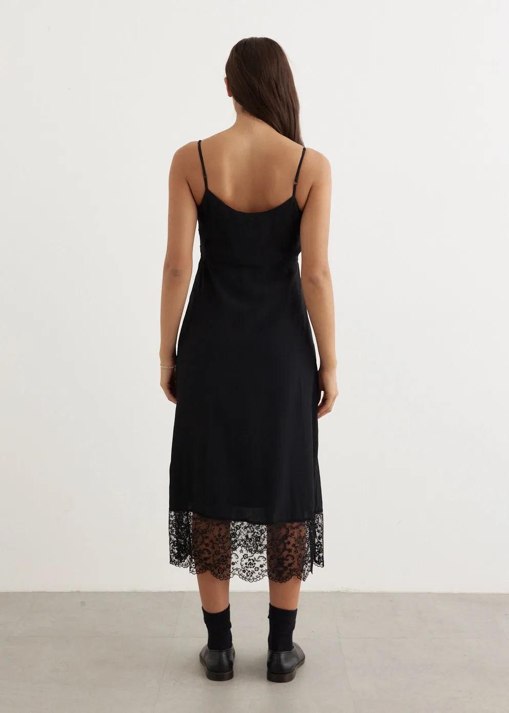 Front Bow Slip Dress