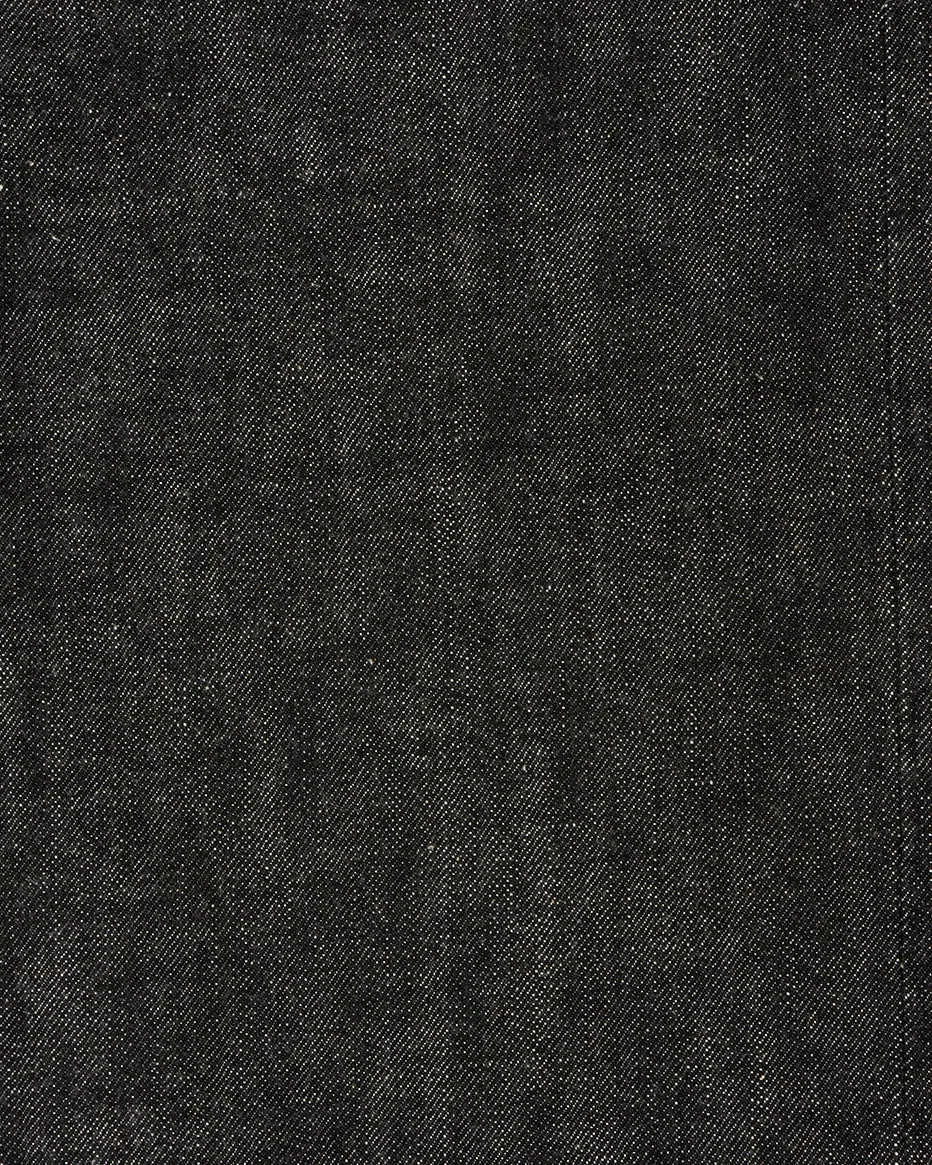 Fullcount 1101BK 13.7oz Selvedge Straight Fit Mens Jeans - Black Onewash