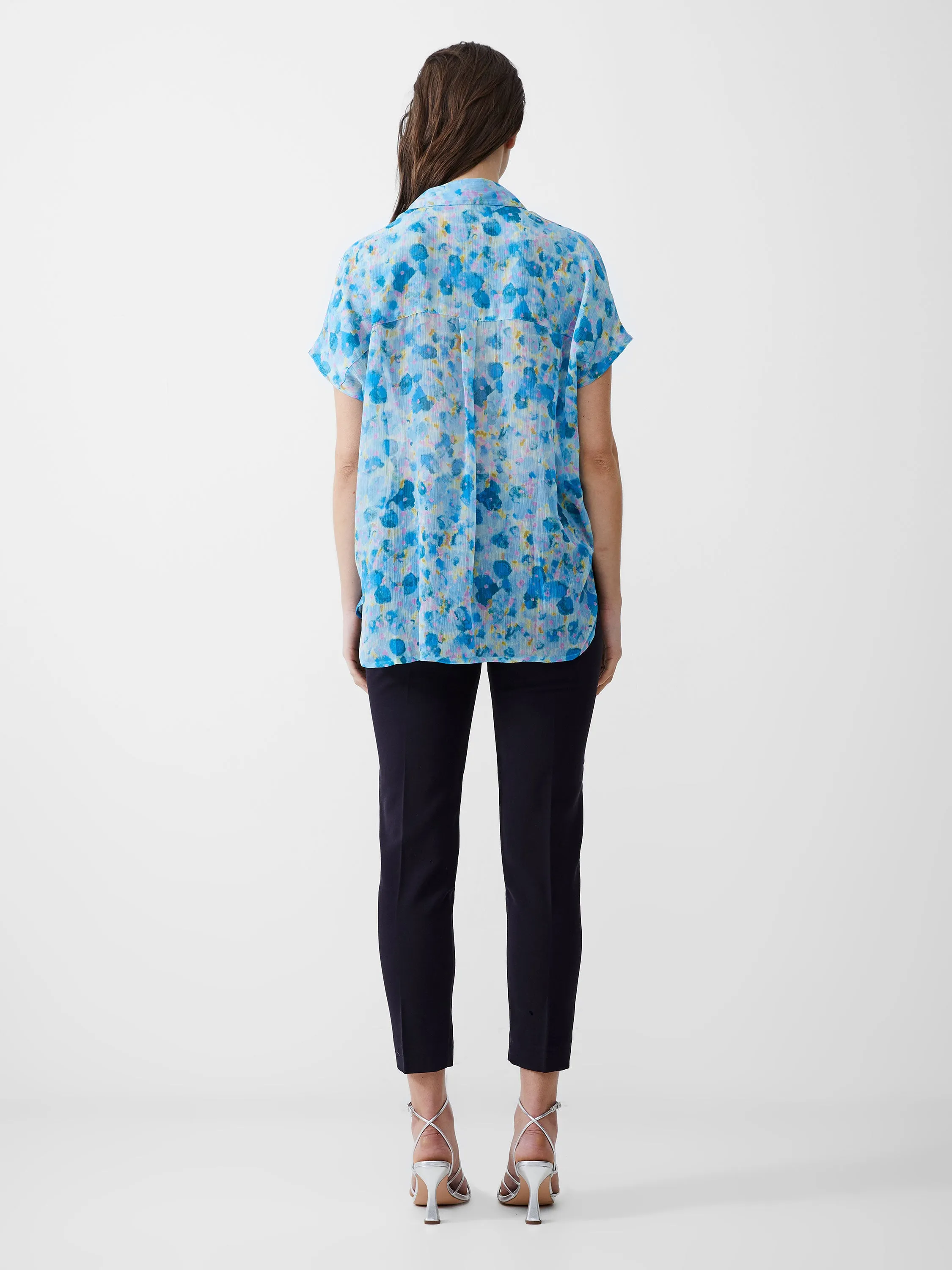 Gretha Georgette Printed Popover Shirt