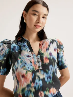 Hazy Floral Top