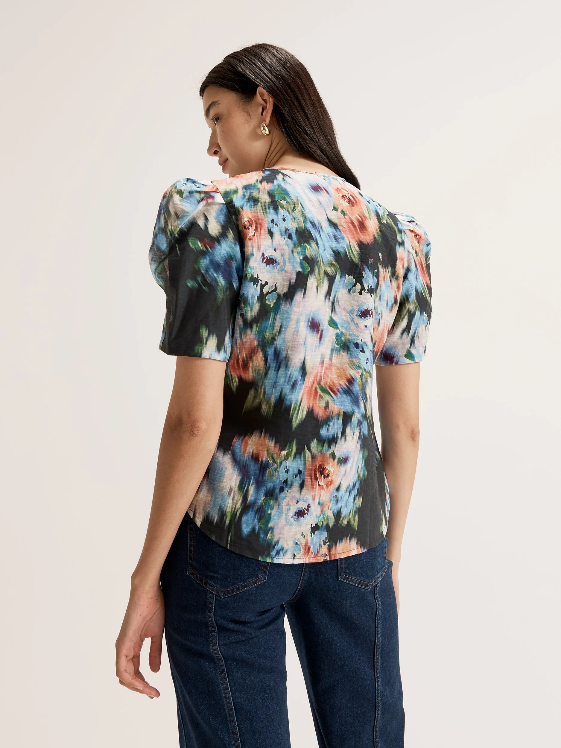 Hazy Floral Top